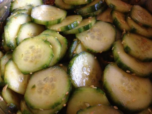 Spicy Cucumbers. Photo by Eshinee