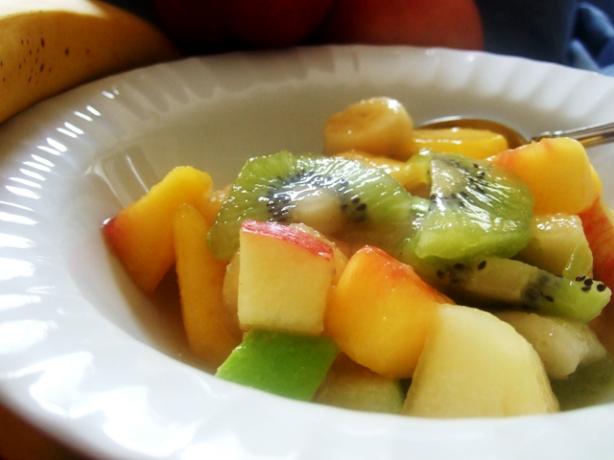 Froutosalata or Mixed Fruit With Orange Juice & Honey (Greec. Photo by HokiesLady