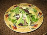 Mixed Baby Greens and Avocado W Lemon Dijon Vinaigrette Dressing. Photo by Leopard Apron