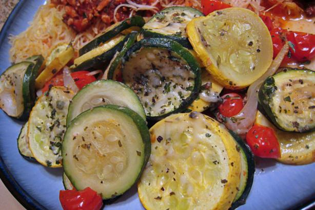 Scalloped Zucchini & Yellow Squash. Photo by yogiclarebear