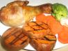 Rachael Ray's Grilled Beer Chicken With Potato Slabs