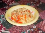 Risotto With Peppers and Gorgonzola. Photo by Sarah!
