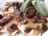 Chicken & Wild Mushroom Ravioli With Cherry Sage Sauce. Recipe by JanuaryBride