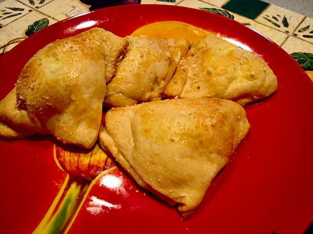 Greek Feta Crescent Triangles. Photo by happynana