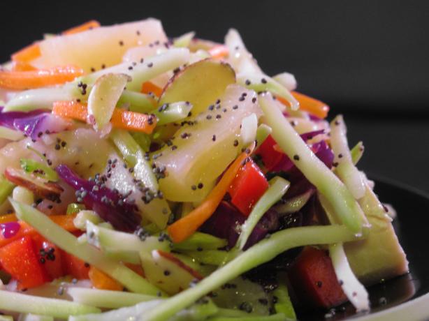 Chicken Salad W/ Pineapple Poppy Seed Vinaigrette. Photo by SusieQusie