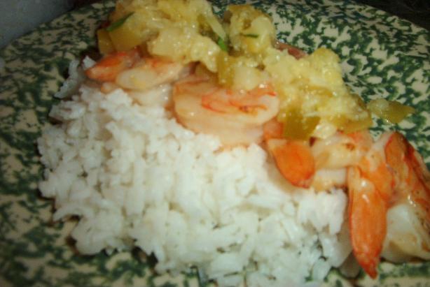 Grilled Coconut Shrimp with Pineapple Salsa. Photo by MsSally