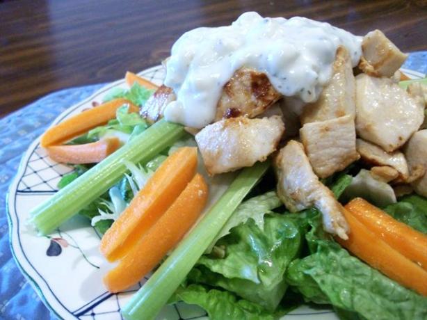 Light Buffalo Chicken Salad. Photo by 2Bleu
