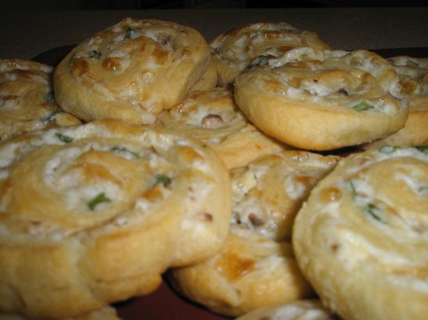 White Pizza Pinwheels. Photo by Color Guard Mom