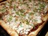 Barbecue Cashew-Chicken Pizza With French-Fried Onions. Recipe by mailbelle