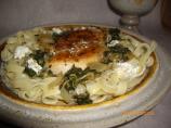 Spinach, Chicken and Feta Noodles