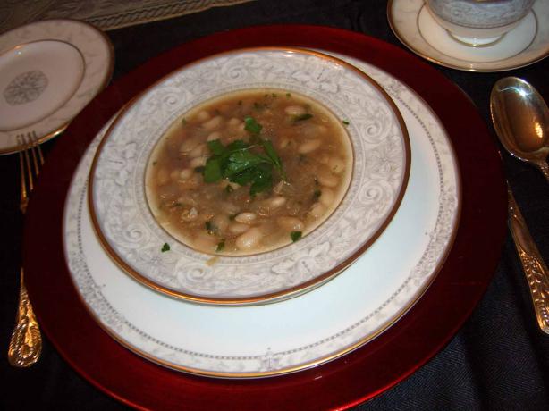Ancient Bean Soup - (Fasolada). Photo by mersaydees