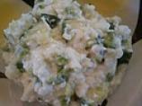 Cucumbers With Onion and Cheese. Photo by MC Baker