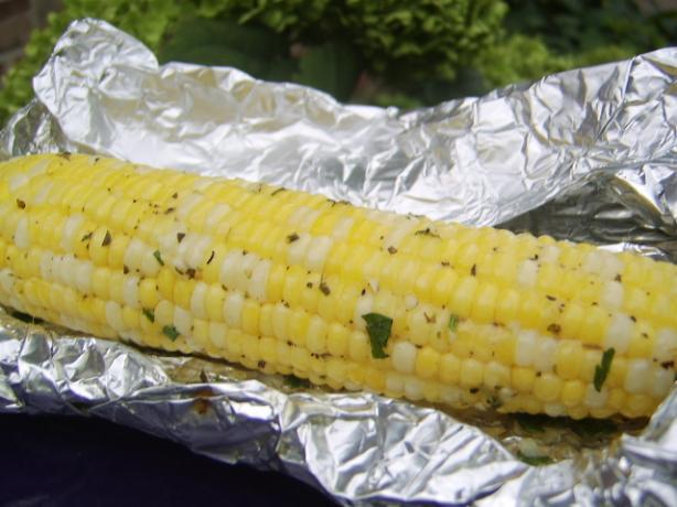Baked Corn on the Cob With Garlic Herb Butter. Photo by LifeIsGood