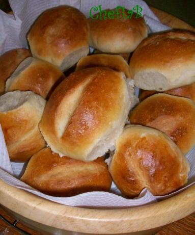 Brotchen -Traditional  German Bread Rolls. Photo by chef1aB