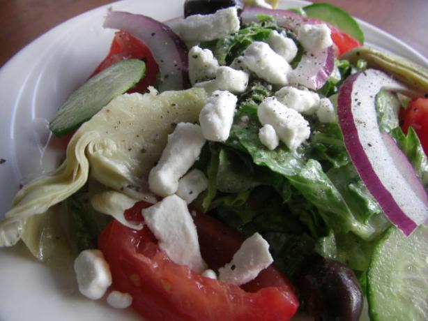 Feta Greek Salad. Photo by puppitypup