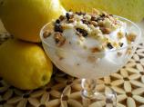 Limoncello Syllabub With Crushed Amaretti Cookies