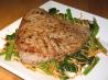 Salt and Sichuan (Szechuan) Pepper Tuna With Wasabi Mayonnaise. Recipe by The Flying Chef