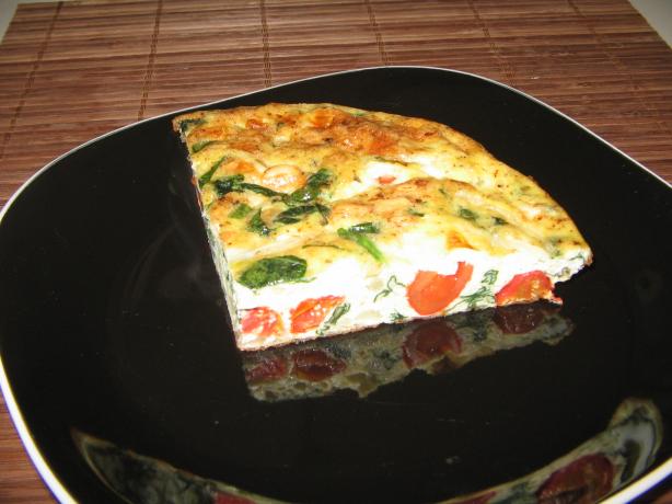 Blue Cheese Spinach Frittata. Photo by catalinacrawler