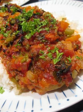 Traditional Greek Baked Fish. Photo by Chickee