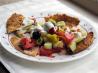 Greek Fit-For-The-Gods Salad With Spicy Cucumber Dressing. Recipe by Lainey6605