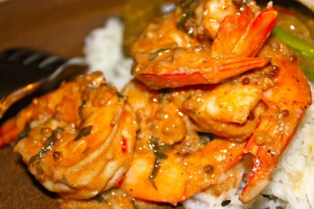 Stir-Fried Shrimp in Aromatic Tomato Cream Sauce. Photo by Leggy Peggy