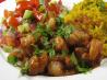Stir-Fried Shrimp in Aromatic Tomato Cream Sauce