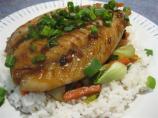 Sweet Soy and Ginger Fish. Photo by Chickee