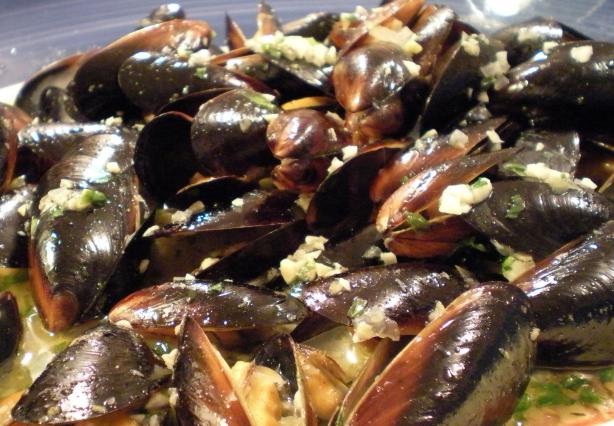 Mussels in White Wine Sauce. Photo by Mama's Kitchen (Hope)