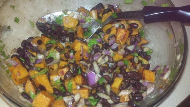 Black Bean and Sweet Potato Salad. Photo by MariaCBarton