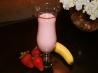 Healthy Strawberry-Banana Smoothie (W/Rice Bran)