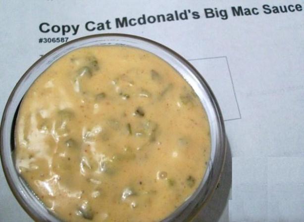 Copycat Mc Donald's Big Mac Sauce. Photo by 2Bleu