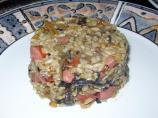Saskatchewan Wild Rice With Mushrooms and Bacon. Photo by Katanashrp