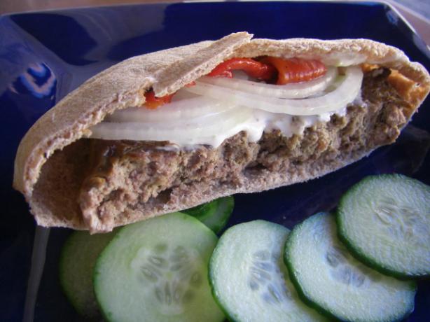 Grecian Meatloaf Gyros. Photo by puppitypup