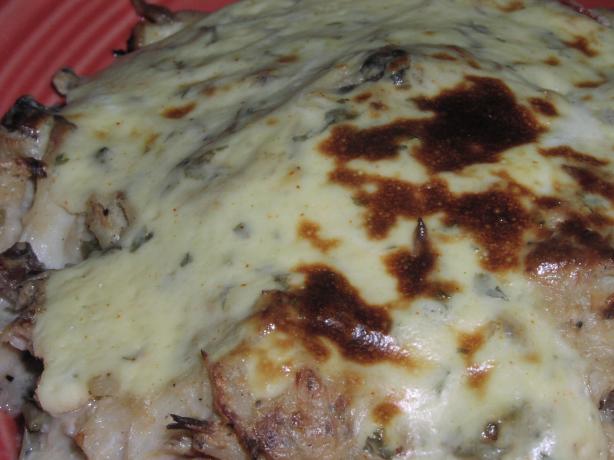 Portabella Mushrooms Topped With Crab Imperial a La John Shields. Photo by TeresaS