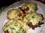 Portabella Mushrooms Topped With Crab Imperial a La John Shields