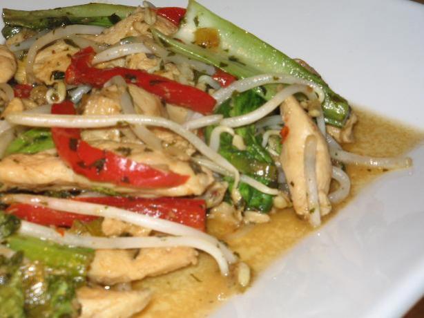 Thai Style Chicken Stir Fry. Photo by The Flying Chef