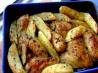 Kotopoulo Skorthato (Lemon Garlic Chicken With Potatoes)