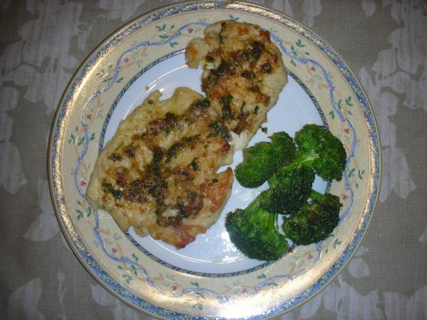 Lemon-Cilantro Chicken Scaloppine (Scallopine or Scallopini). Photo by DeidreJane