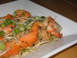 Prawn and Salmon Stir Fry With Lemon Grass and Mint