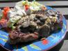 Rib-Eye Steak with Horseradish and Mushroom Cream