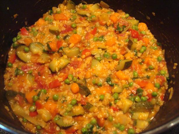 Zesty Veggie Paella. Photo by Celeste :)