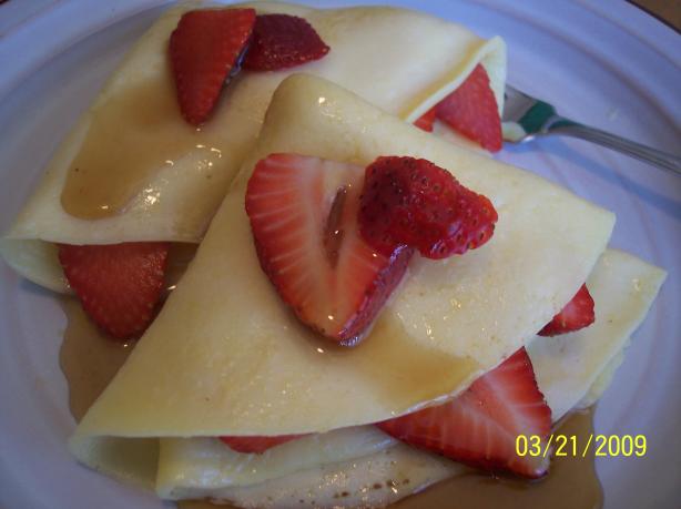Thin Swedish Pancakes. Photo by Nif