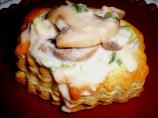 Mushrooms in Creamy Wine Sauce. Photo by Julie B's Hive