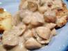 Mushrooms in Creamy Wine Sauce