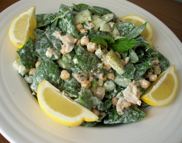 Chicken-Chickpea Salad. Photo by *Parsley*