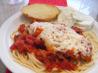 Skillet Chicken Parmigiana. Recipe by Seasoned Cook