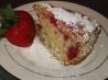 Fresh Corn Cake With Raspberries
