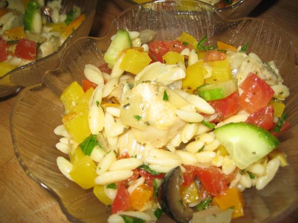 Mediterranean Lemon Pasta Salad. Photo by Halcyon Eve