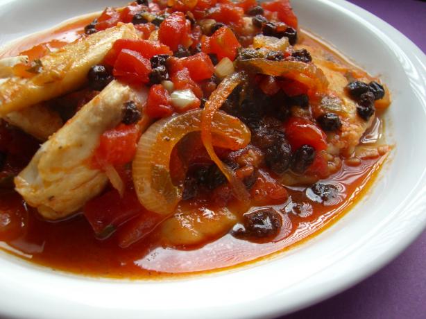 Cod Baked With Currants. Photo by Chef*Lee