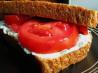 Heirloom Tomato Sandwich With Basil Mayo. Recipe by Chef Polexia